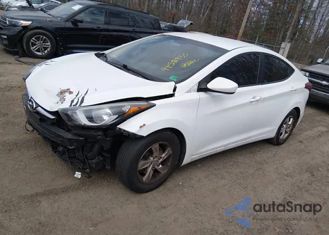 2014 Hyundai Elantra Se z USA, uszkodzony, nr VIN 5NPDH4AE7EH456258